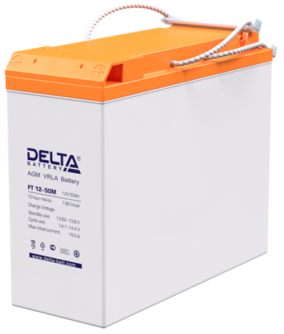 АКБ Delta FT 12-50 M (12V, 50Ah) фото 1