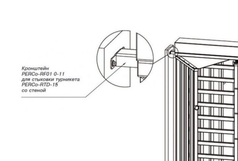 Кронштейн PERCo-RF01 0-11 фото 1