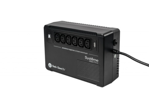 ИБП Back-Save BV Systeme Electric 600 ВА AVR 6 С13 230 В 1 USB-A фото 1