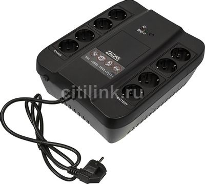 Источник бесперебойного питания Powercom Spider SPD-850N 510Вт 850ВА черный фото 1