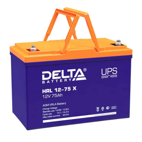 АКБ Delta HRL 12-75 X (12V, 75Ah) фото 1