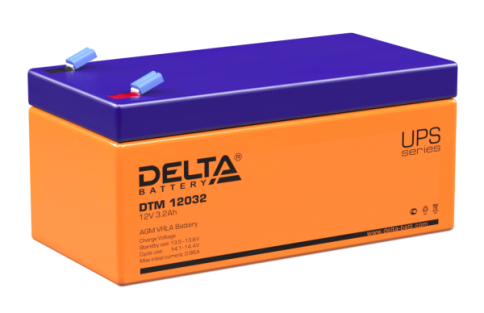 АКБ Delta DTM 12032 (12V, 3,2Ah) фото 1