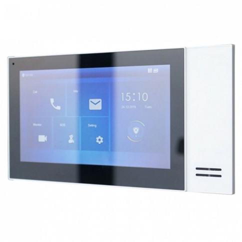 Монитор видеодомофона DAHUA IP 7 дюймовый, белый DH-VTH2421FW-P фото 1