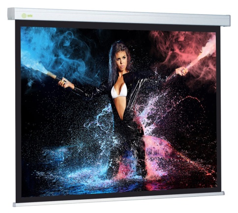 Экран Cactus 180x180см Wallscreen CS-PSW-180x180 1:1 настенно-потолочный рулонный белый фото 1