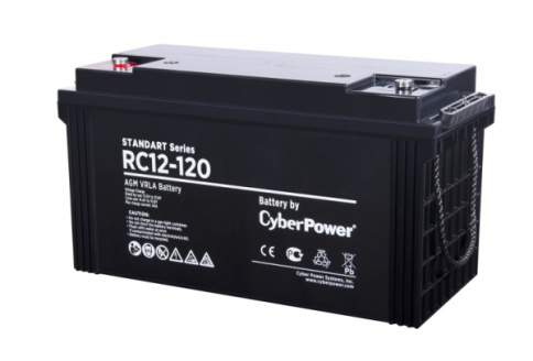 Аккумуляторная батарея SS CyberPower RC 12-120 / 12 В 120 Ач фото 1