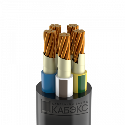 Кабель медный силовой с низкой токсичностью ВВГнг(А)-FRLSLTx 5х35-0,66 (мк) ГОСТ фото 1