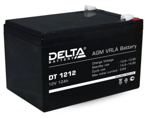 АКБ Delta DT 1212 (12V, 12Ah) фото 1