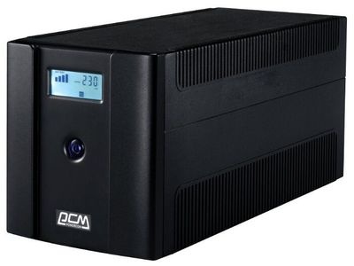 Источник бесперебойного питания Powercom Raptor RPT-1025AP LCD 615Вт 1025ВА черный (плохая упаковка) фото 1