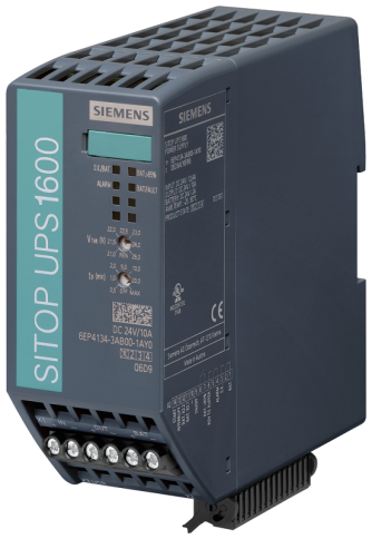 SITOP UPS1600 10A USB БЛОК БЕСПЕРЕБОЙНОГО ЭЛЕКТРОПИТАНИЯ С USB-ИНТЕРФЕЙСОМ ВХОД: DC 24 V ВЫХОД: DC 24 V/10 A фото 1