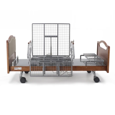 Кровать электрическая MED-MOS DB-2B с поворотным креслом в правую сторону (коричневый) фото 19