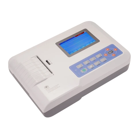 Электрокардиограф Med-Mos ECG300G — компактный 3-канальный прибор для точной диагностики сердца в больницах, поликлиниках и амбулаториях фото 2