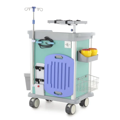 Тележка медицинская Med-Mos РЕТ05 ТМ-008АН-00 для экстренной медицинской помощи и реанимации фото 6