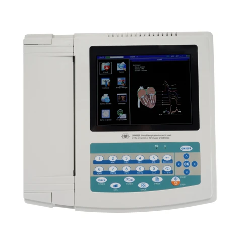 Электрокардиограф Med-Mos ECG1200G — 12-канальная запись, автоматический анализ и точная диагностика сердечной деятельности фото 1