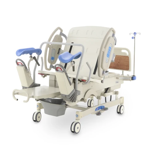 Многофункциональная кровать для родовспоможения XHFJ-1 (МЕ-4019X-01) с расширенной комплектацией и электрическими приводами для комфортных и безопасных родов фото 1
