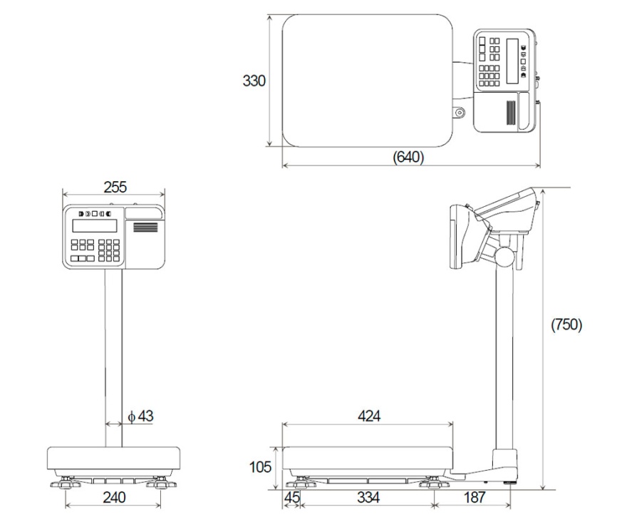 Весы товарные A&D HW-60KCP фото 2